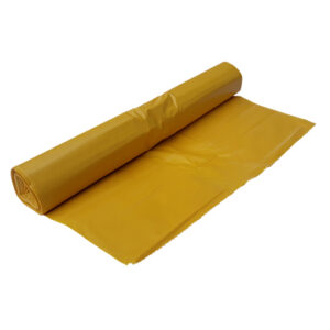SACO LIXO EM ROLO AMARELO- 80 X 120 cm – 1 unid. (10 Rolos)