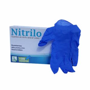 LUVAS NITRILO – Tamanho L – 50 pares
