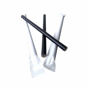 Palhinhas Cocktail – Pretas – 0,8×14 cm – 250 unidades