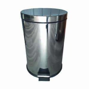 PAPELEIRA COM PEDAL - INOX - 5 Lts.